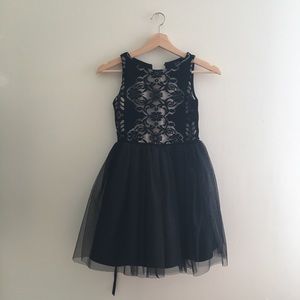 Lilt Girl’s Black Design Dress